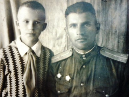 Шороп Олег Николаевич  с отцом