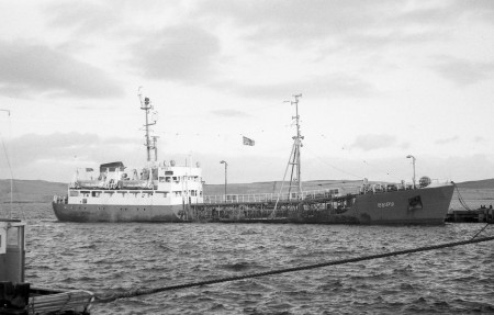 танкер Выру в Леруике, 24-12-68