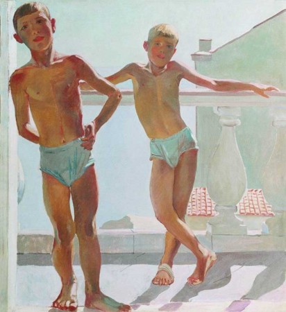 Лето глазами художников Самохвалова Александра (1894-1971)  и Александр Дейнека (1899-1969)