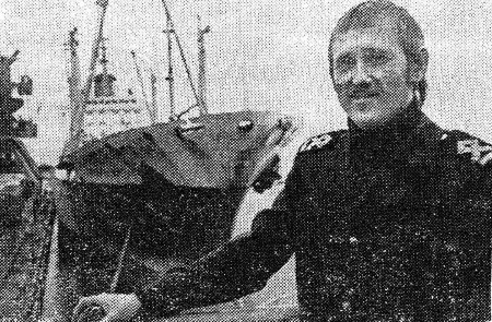 Паасалу Отт четвертый помощник капитана - ТР Ботнический залив  13 12 1979