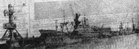 Саяны перед уходом в море в ТМРП  - 19 11 1969