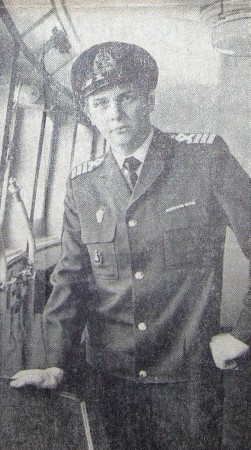 Вингисар Виктор Александрович капитан  MCБ  Ураган - 27 ноября 1975 года
