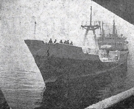 ПР  Саяны прибывают в порт – 31 05 1967