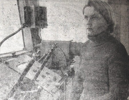 Тыэвялья  Вильма Иохановна — сменный помощник капитана буксира Калевипоэг -  16 декабря 1978