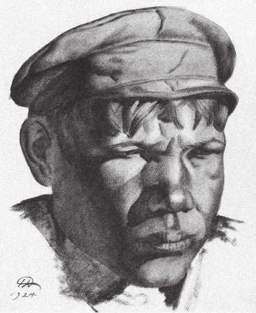 Николай Дормидонтов. Голова шахтера . 1924 г.
