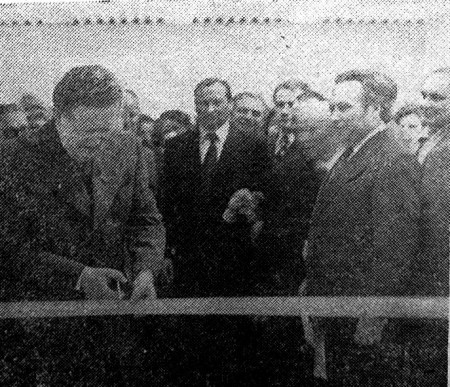 Теносаар В.  открывает  Республиканскую Таллинскую портовую больницу   23 05 1978