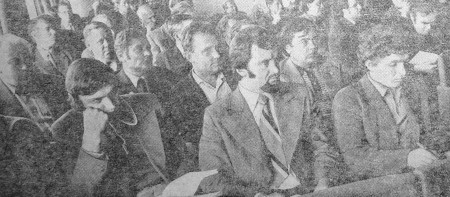 Идет собрание партийно-хозяйственного актива  объединения - 21 10 1976  ЭРПО Океан