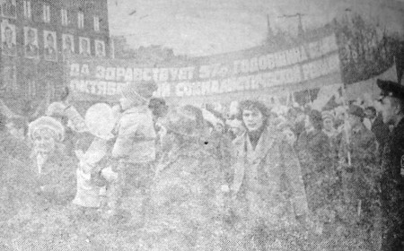 празднование 57-й годовщины Октября в  Таллине – ЭРПО Океан 12 11 1974