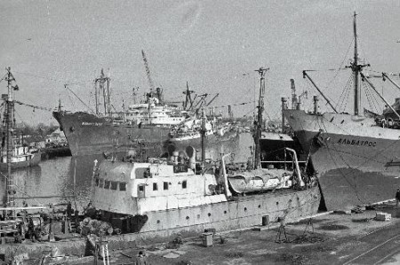 Таллинский рыбный морской порт  - 04 1966