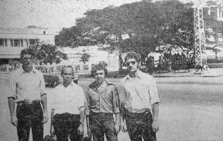 Члены  экипажа  на экскурсии  в Пуэнт-Hyapе  (Народная Республика  Конго)  - ТР ИНЕЙ 26 06 1975