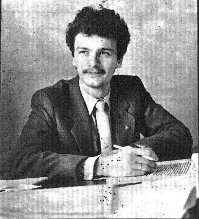 Квитчастый Александр секретарь комитета комсомола Эстрыбпром – 15 06 1989