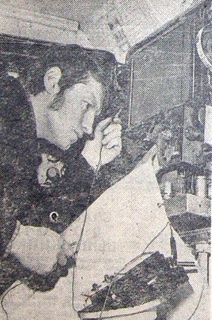 Данилов Тимофей — начальник радиостанции CPT- 4544 15 февраля 1975 года