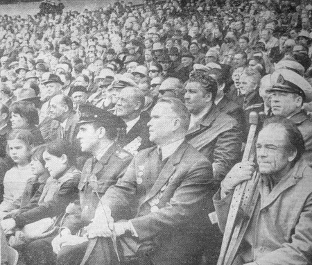 ветераны Великой Отечественной войны ЭРПО Океан на Певческом поле. – 12 05 1973