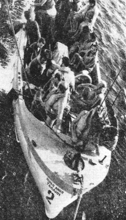 Шлюпки на воду  - БМРТ-489 Юхан Лийв 16 05 1969