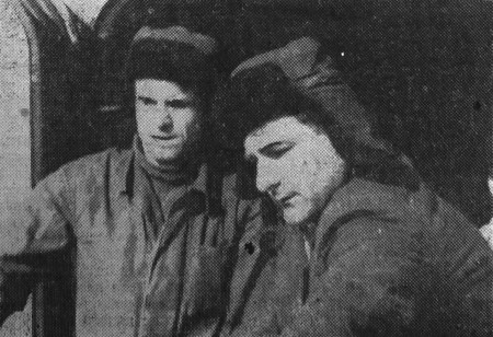 Кедик Дмитрий и Алменов Алексей грузчики ТМРП - 28 марта 1964