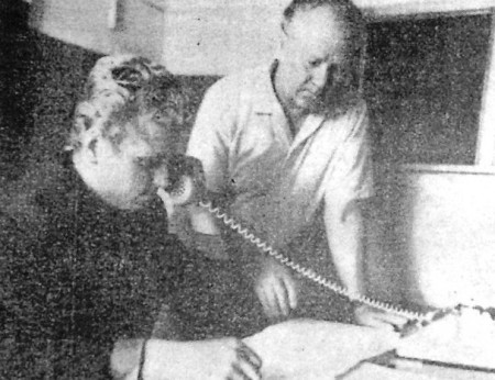 Лиллепяру Аво и Быков Алексей  диспетчера порта 26 августа 1970