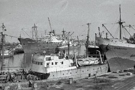 Корабли в Таллинском Рыбном порту 1966