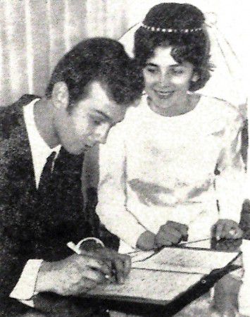 Юдин Виктор  и Ольга Дроздова расписались - ПР Бриз  13  июль 1966