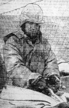 Мекаев Владимир матрос, бывший дунайский боцман с буксира  - СРТ-4511   27 08 1971                Фото П. Ващика.