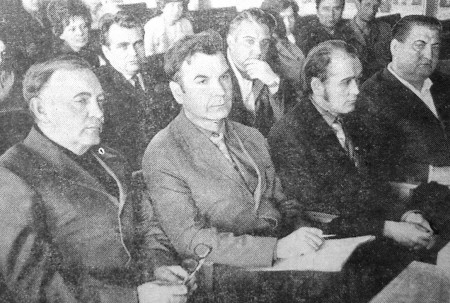 Собрание   агитаторов   в   актовом  зале ЭРПО  Океан - 02 06 1973