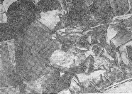 Лебедев Николай Георгиевич старший механик на подвахте - РТМС-7508 Батилиман 10 04 1975
