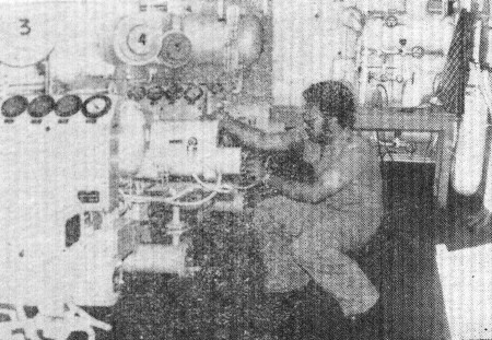 Окба Ахмед из Йемена курсант ТМУРП на практике - ТР Ботнический залив 24 04 1979
