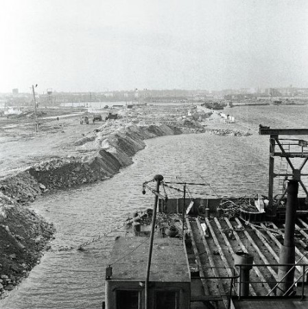 Строительство Рыбного порта в Таллинне.1961