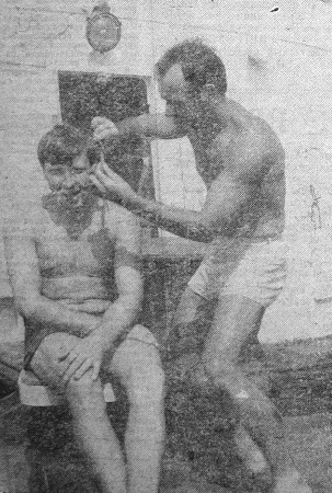 судовой   парикмахер – ЭРПО Океан  28 02 1974