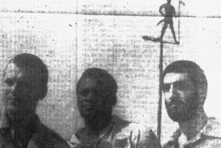 Альяс  Тынис, мавританский  матрос  Абу Ваде и  Лукман Мутаев с Тоомасом – РТМС-7508 Батилиман 14 02 1984