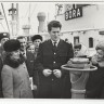 Пьянов Станислав  3-й помощник и делегаты XIV съезда комсомола – ПР Аугуст Якобсон 02 03 1968
