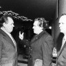 Майде Хуго гендиректор Эстрыбпром в центре и справа Буханевич Владимир парторг  рыбного порта 1981 год