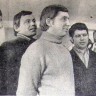 Г. Верханцов (слева направо), В. Хомячук,  А. Задворнов , А. Стефак,  капитан О. Ровбут, В. Андрусенко ПБ Советская Родина - 24  февраля 1976  года