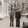 Антверпен, конец апреля 1978 года – Сергей Баландин  и полицейский на ратушной площади