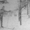 Кузнец Петр и Владимир Горбачев курсанты Таллинской мореходной школы  на лыжах – 29 01 1977