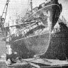 Плавучий  док  164 400 тонн грузоподъемностью   28 мая 1971