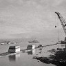 Вид на строительство нового Рыбного порта  1960
