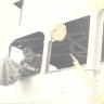 Ровбут Олег на Выру капитан на открытом мостике рулевой рубки 1966