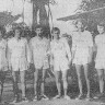 Волейбольная команда судна перед встречей  - ТР БОРА 22 11 1973