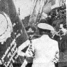 Момент вручения переходящего Красного знамени – соцсоревнование в ВРПО Запрыба  Эстрыбпром 19 05 1984