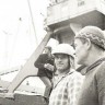 Рыбный порт Владимир Колесов бригадир  такелажников  (слева) и Михаил Цыганов 1972