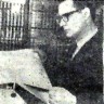 Юрий  Стеняев начальник ИВЦ  проверяет вычисления - февраль 1968