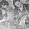 Прозоров Николай матрос 1-го класса передает  опыт разделки  рыбы   молодому    матросу  С. Чиканову - РТМС-7508 Батилиман 03 04  1975