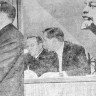 Рубанский Г. Н. секретарь  парткома   выступает с  докладом  –  ЭРПО Океан 10 01 1974