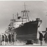 ТР  Иней  встречают   родственники моряков  1967   год