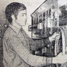 Кочубенко Владимир электрик  ПР Ханс  Пегельман в центральном посту  управления  8 июня 1972