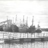 Вид на новый Рыбный порт Таллина 1962 год