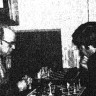 Малов В. за игрой в шахматы  –  чемпионат РПО  Клайпеда 11 12 1985