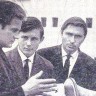 Первушин  Н.   2-й механик и курсанты ТМУРП Н. Никитин и В. Крохин - ТР Иней - май 1966