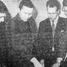 Киселев Г. (в центре)   замначальника порта с немецкими гостями – ТМРП  08 02 1970