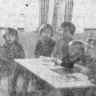 Ламартсон Лена, дочь второго механика, рассказывает стишки в  новом  детском саду ТБОРФ  - 13 10 1965